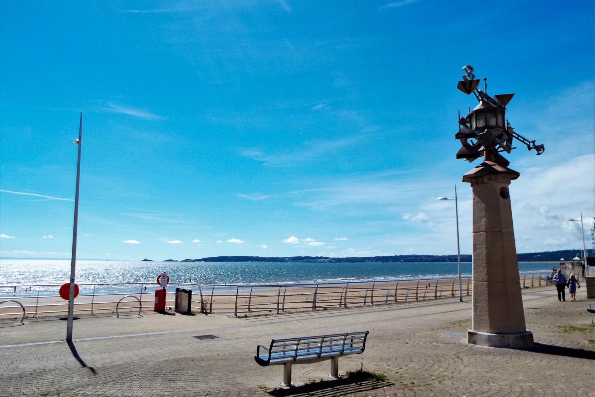 Coastline Apt Nearby The Beach Swansea Luaran gambar